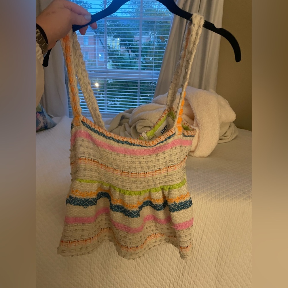 KOCH colorful tweed top